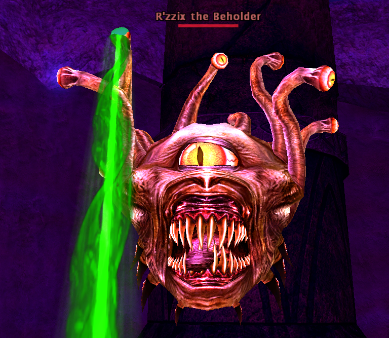 R'zzix the Beholder - DDO Compendium